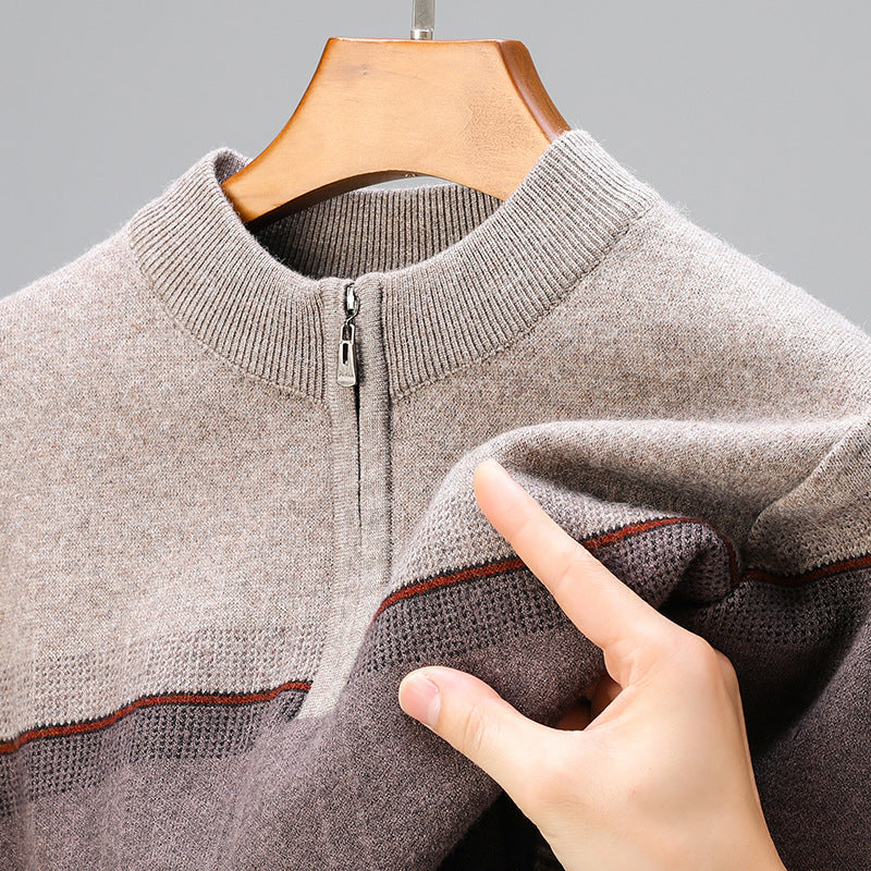 Men’s Relaxed Quarter Zip Sweater