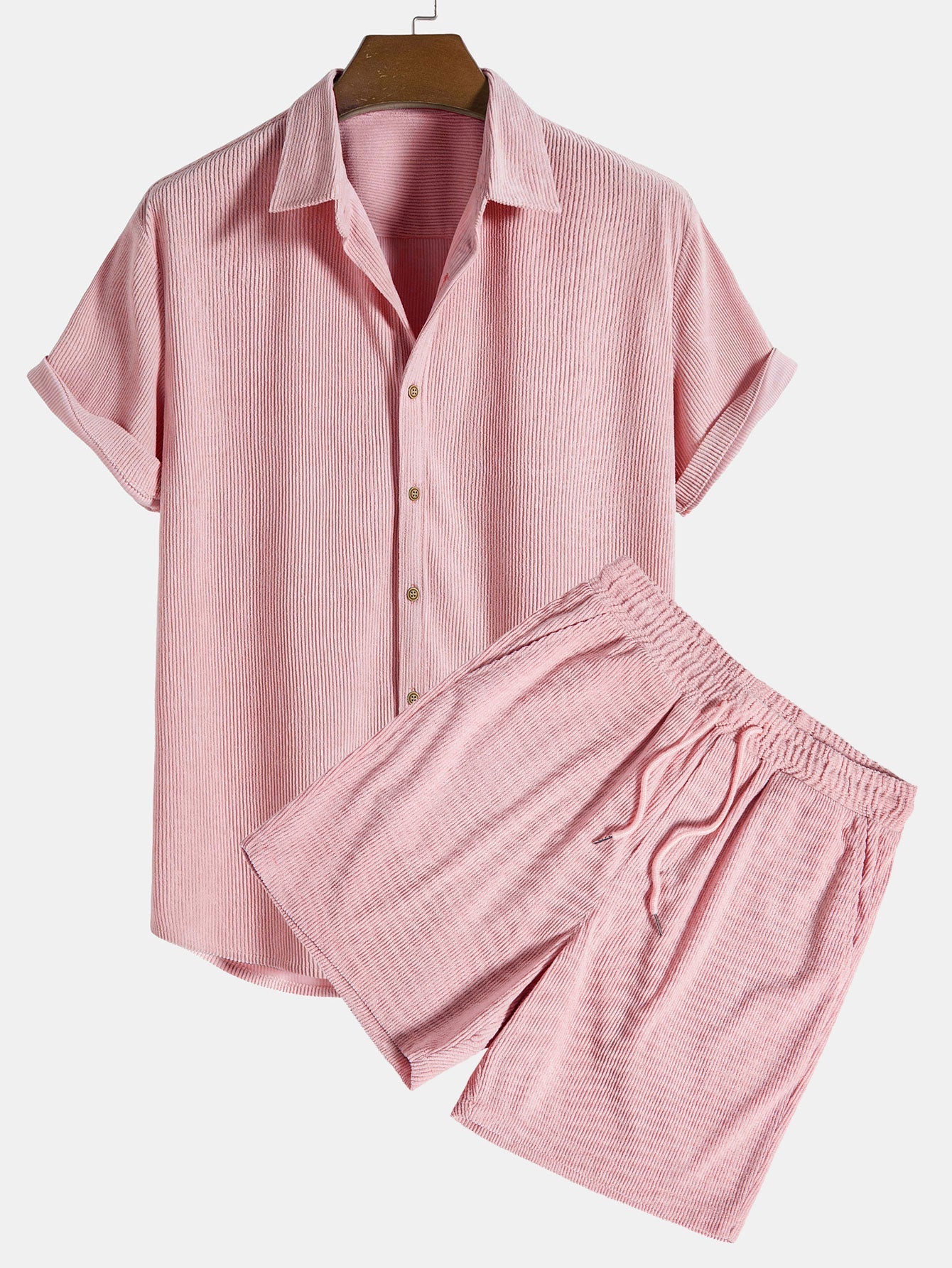 Men’s Lightweight Summer Co-Ord Shorts Set