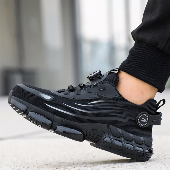 Sneakers Comfortable Safety Shoes with Reinforced Toe Cap and Anti-Slip Sole