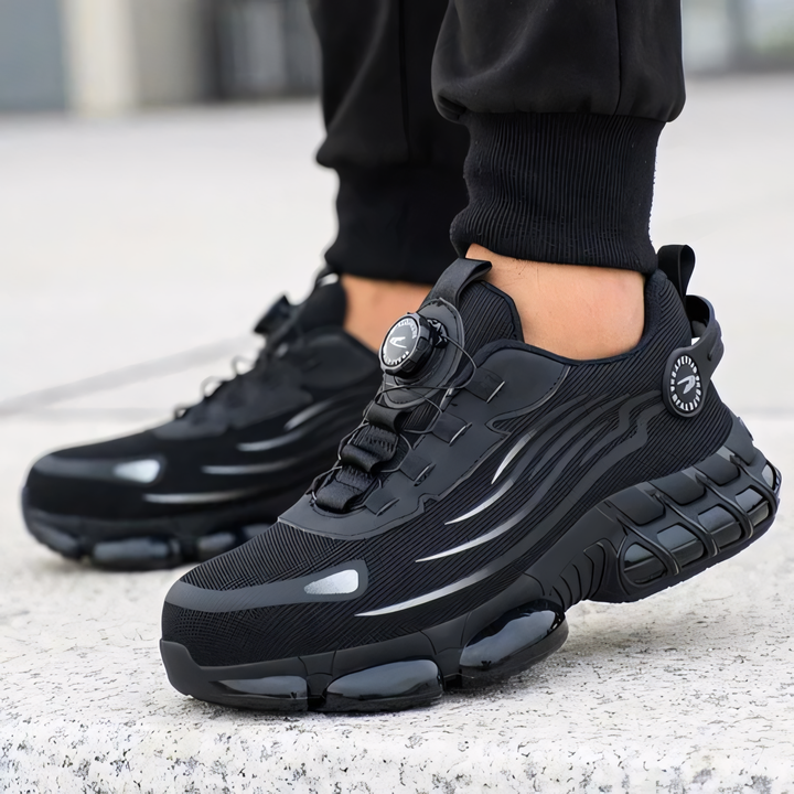 Sneakers Comfortable Safety Shoes with Reinforced Toe Cap and Anti-Slip Sole