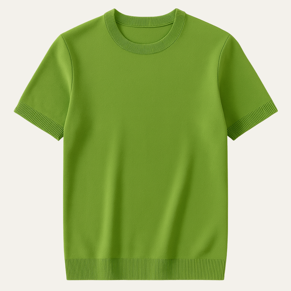 The Evoque Slim Fit Knit T-Shirt for Men