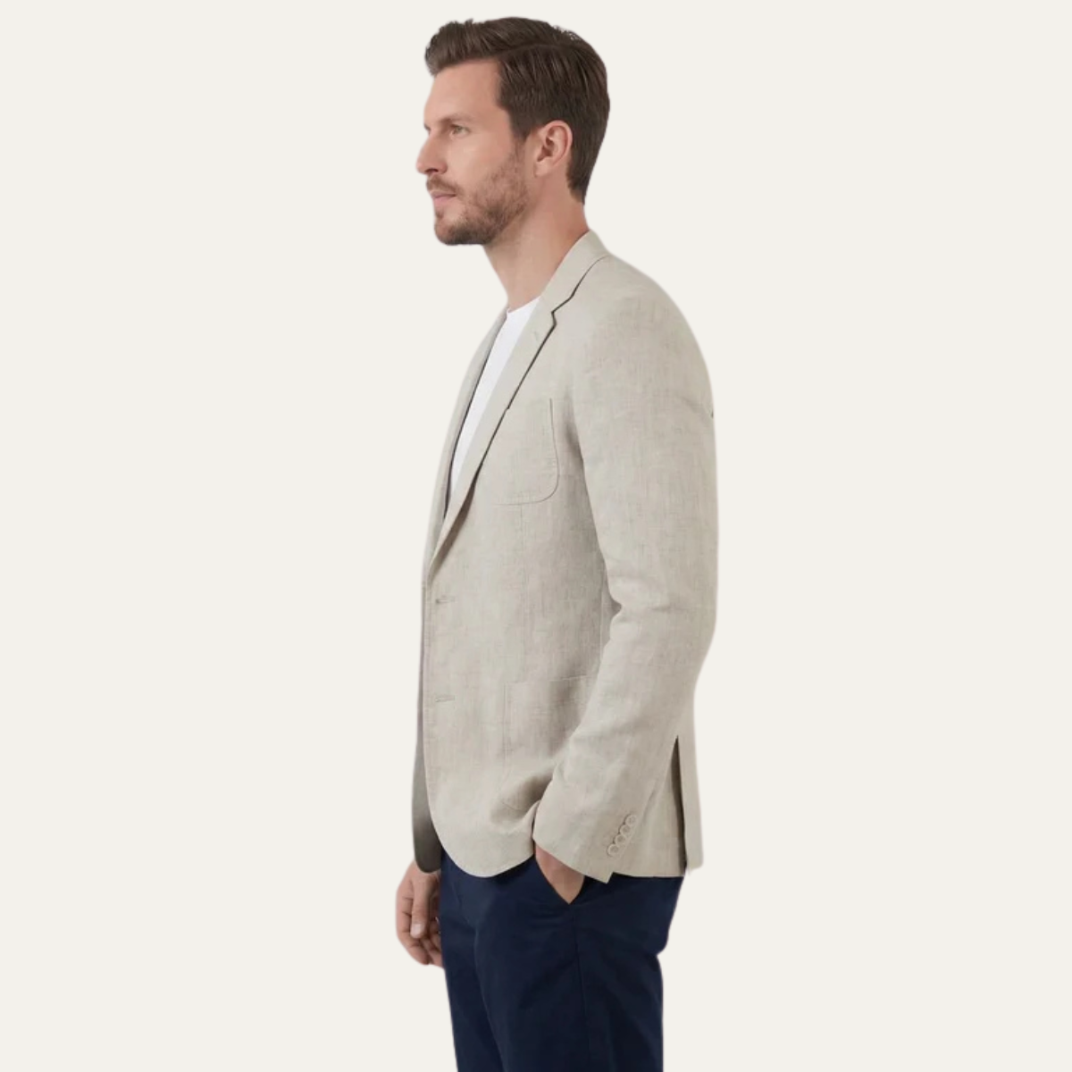 Lightweight Men’s Summer Linen Blazer