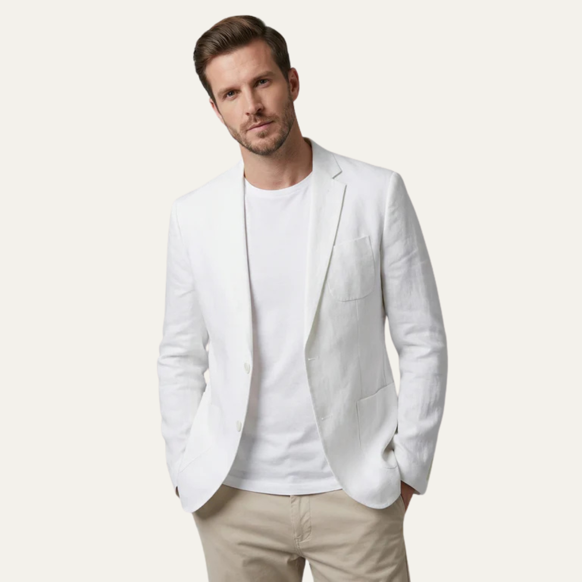 Lightweight Men’s Summer Linen Blazer