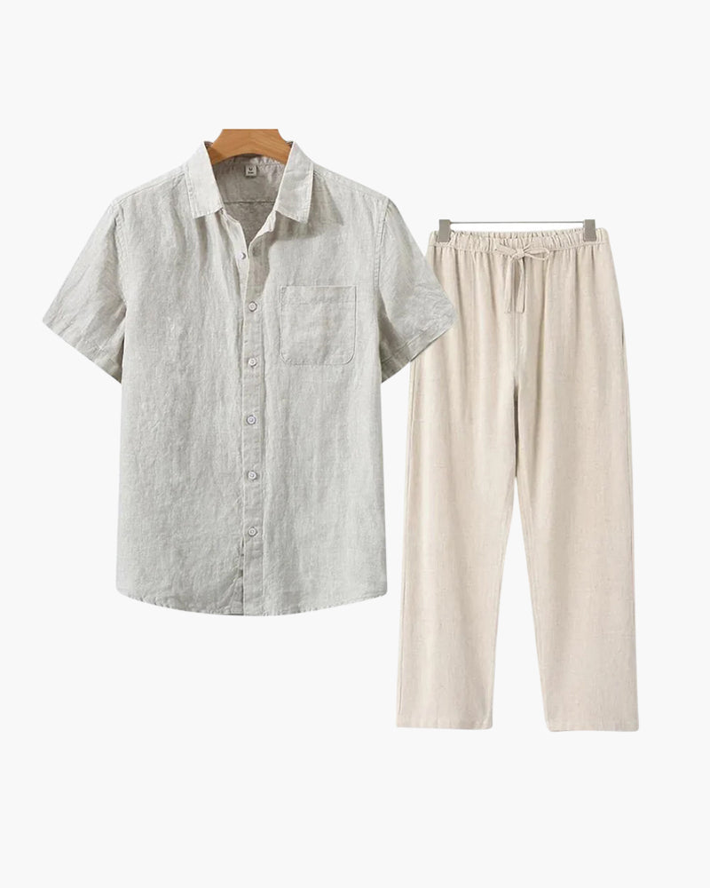 Men’s Old Money Linen Co-Ord Set