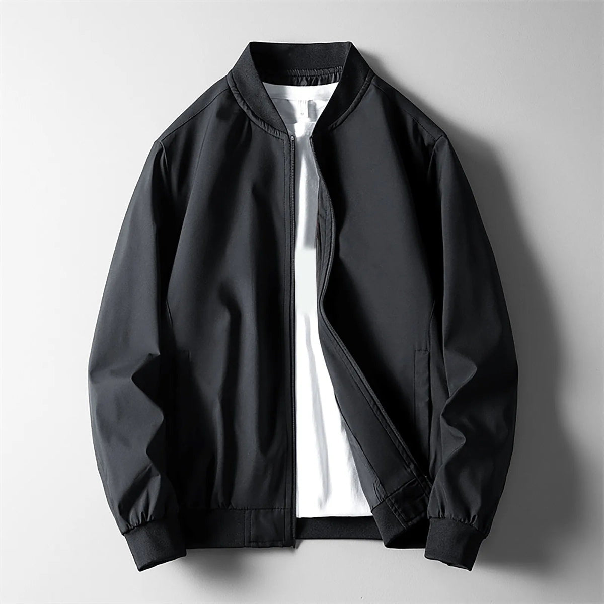 Men’s Bomber Jacket Tailored-Fit Windproof Softshell