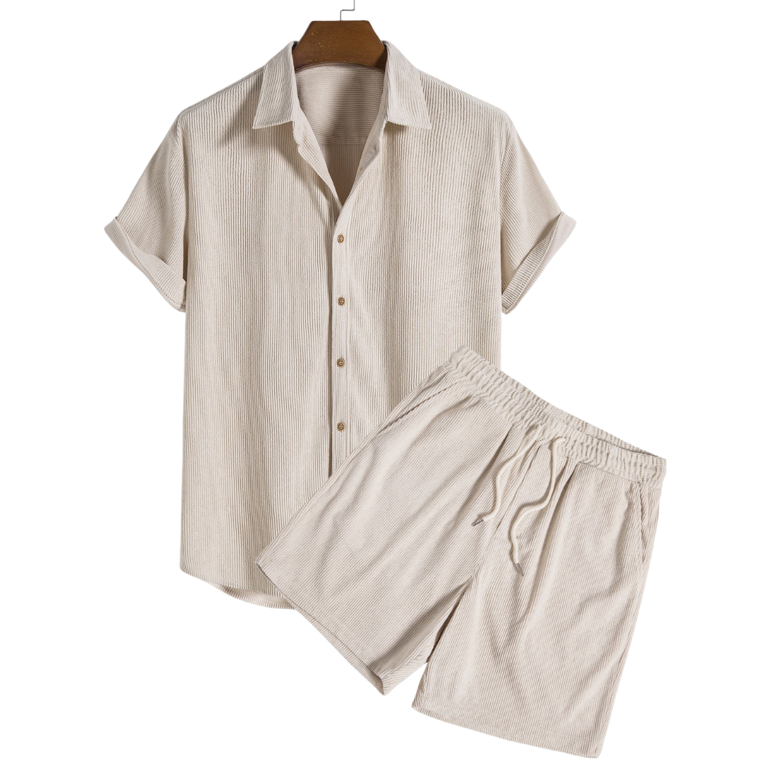 Men’s Lightweight Summer Co-Ord Shorts Set