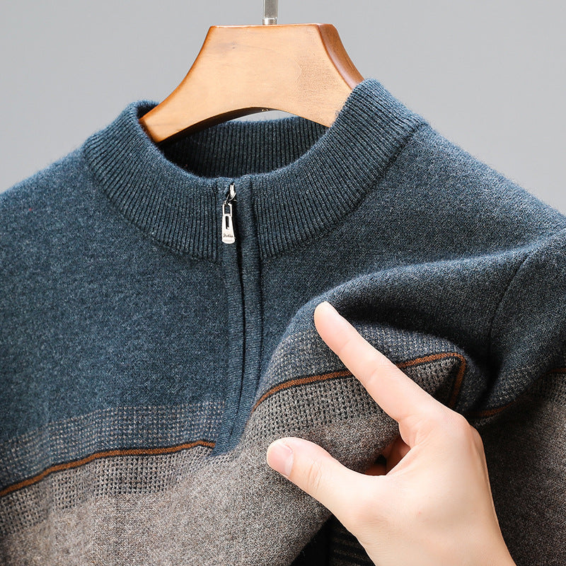 Men’s Relaxed Quarter Zip Sweater