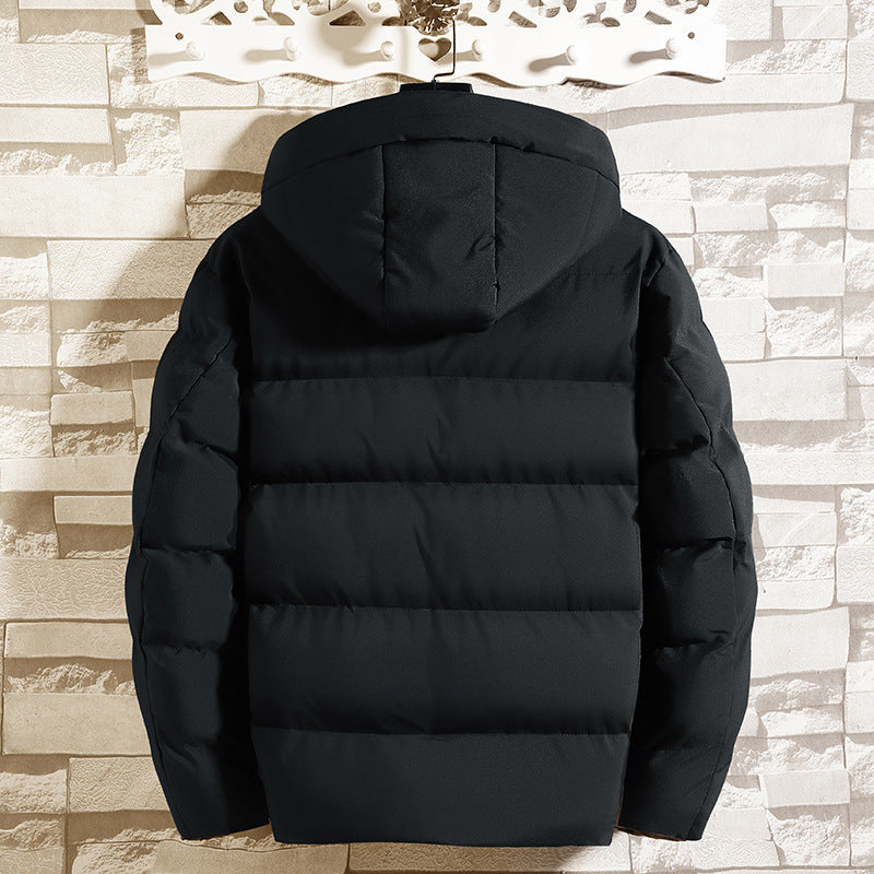 Men’s Puffer Jacket Winter Padded Down with Hood and Down Filling