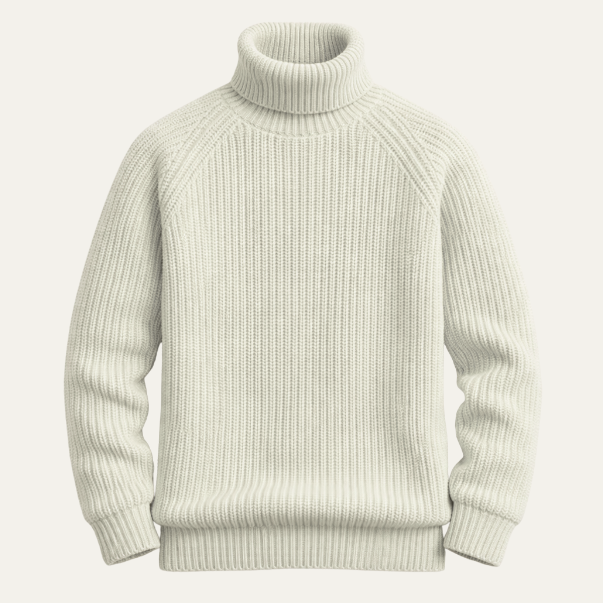 Men's Cable Knit Relaxed Fit Turtleneck Sweater