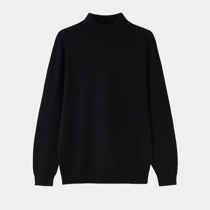 Men's Slim Fit Cotton Turtleneck Sweater