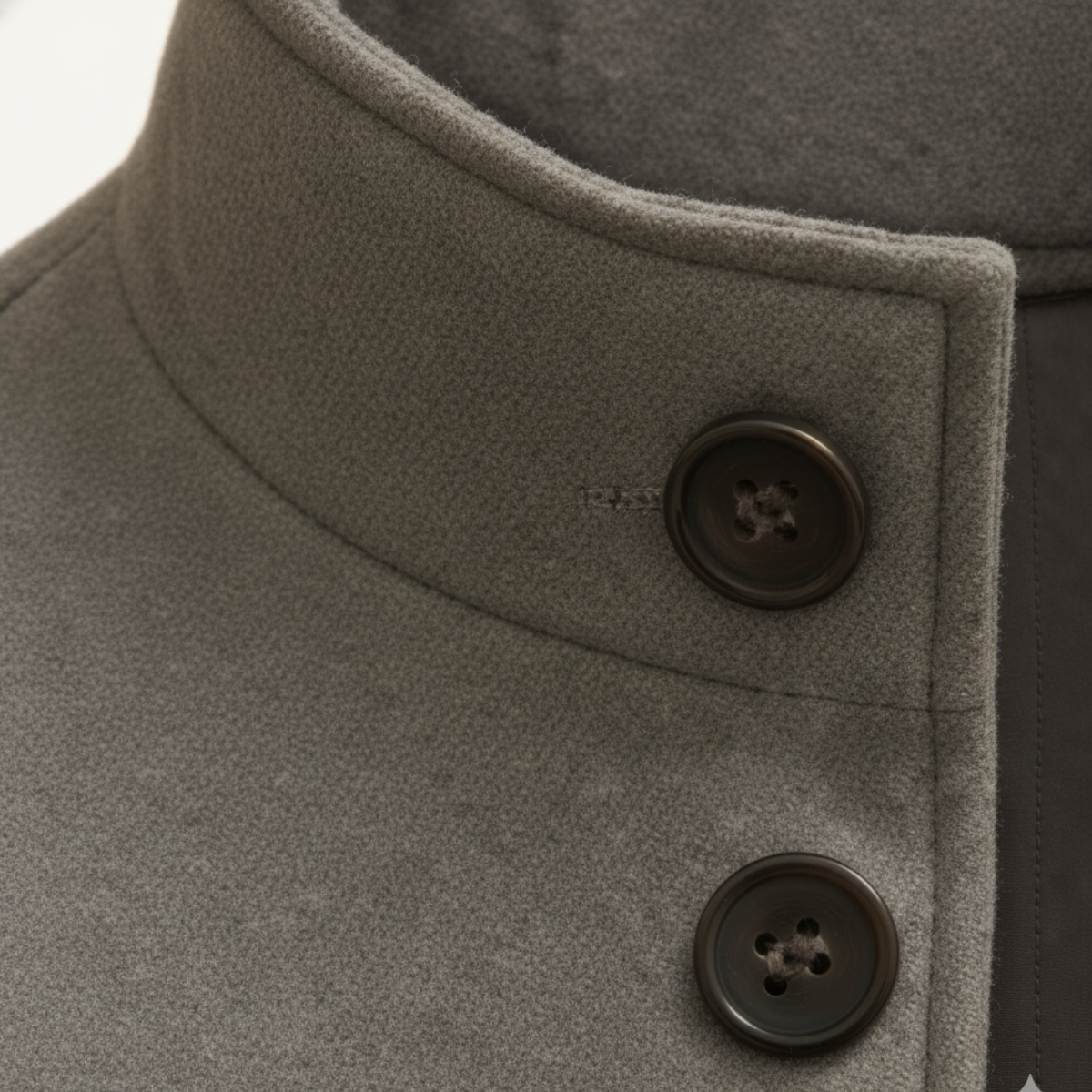 Men’s Winter Jacket Elegant Wool-Blend Tailored Fit with Structured Collar