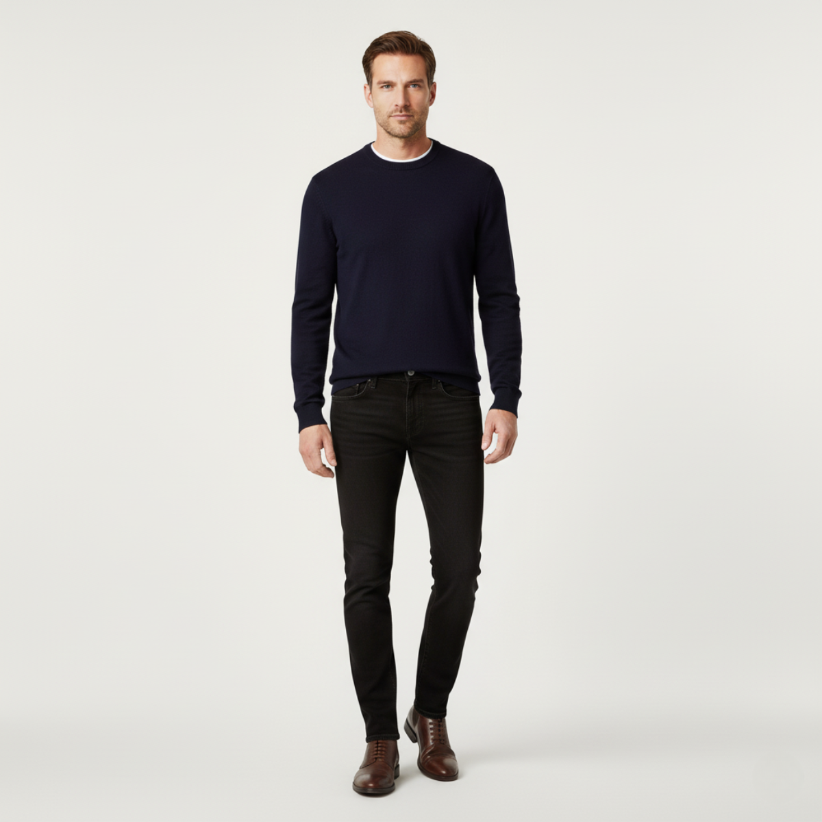 Men's Slim-Fit Skinny Jeans in Stretch Denim