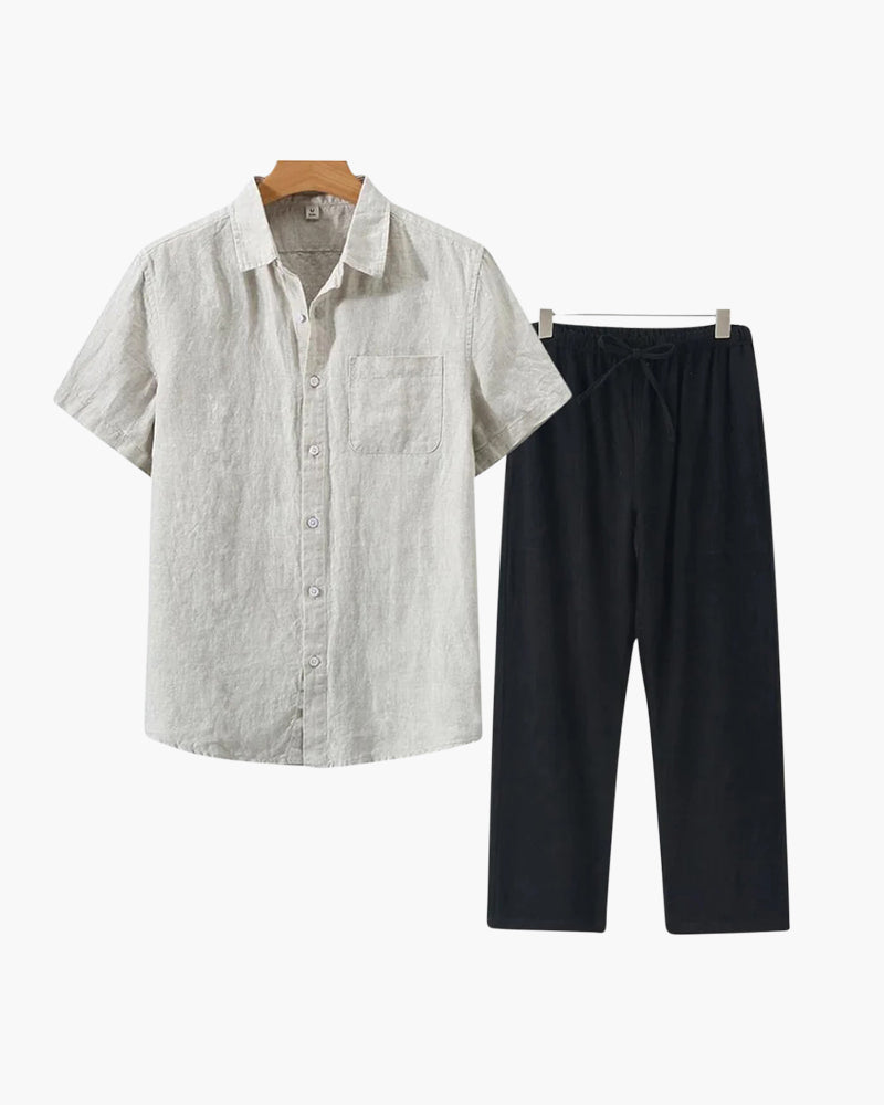 Men’s Old Money Linen Co-Ord Set