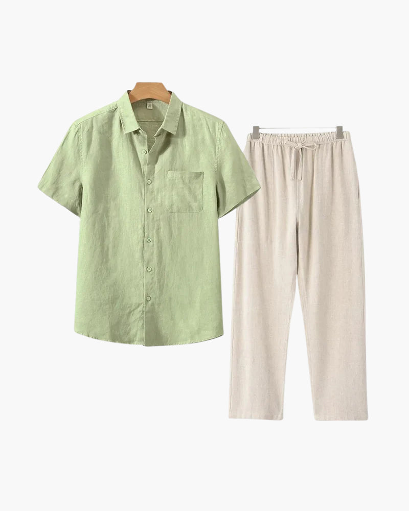 Men’s Old Money Linen Co-Ord Set