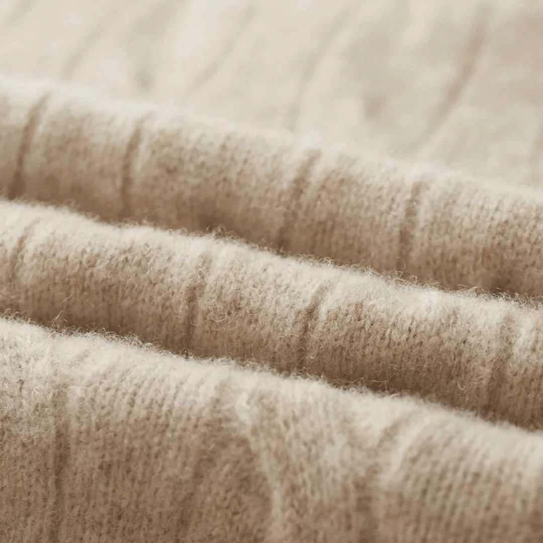 Carter Quarter Zip Cable Sweater