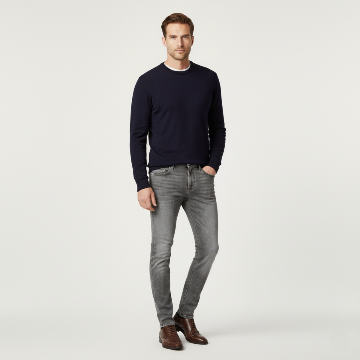 Men's Slim-Fit Skinny Jeans in Stretch Denim