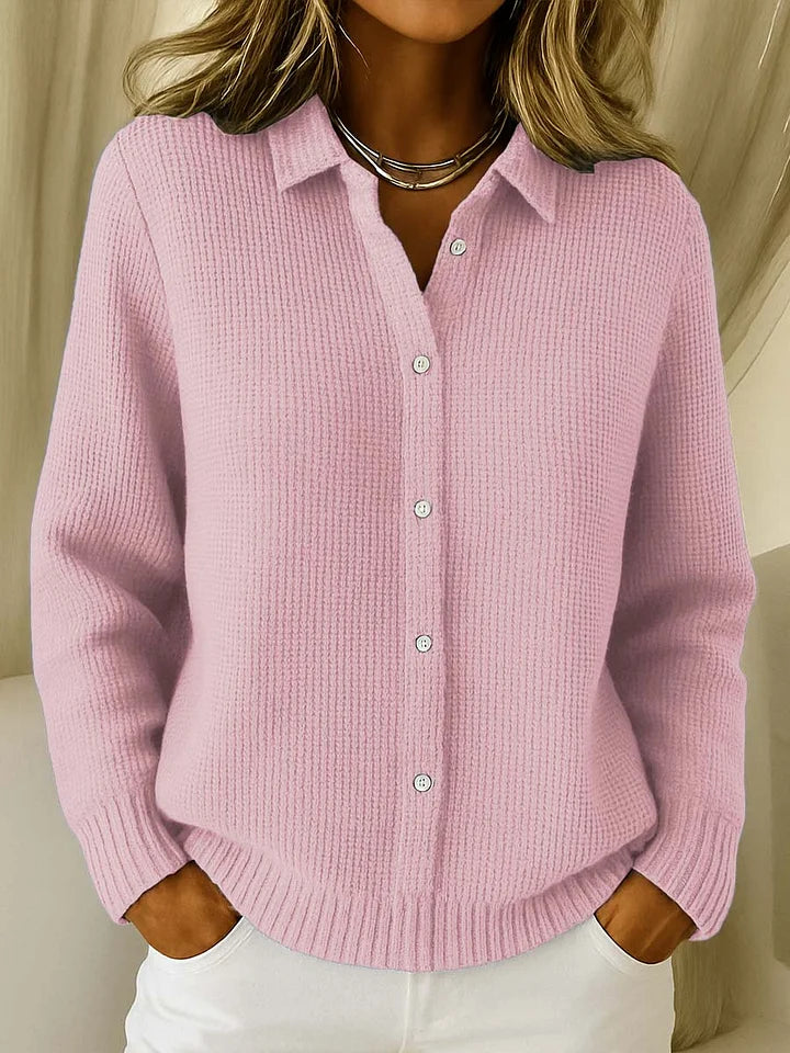 Elegant Women's Longline Cardigan with Buttons