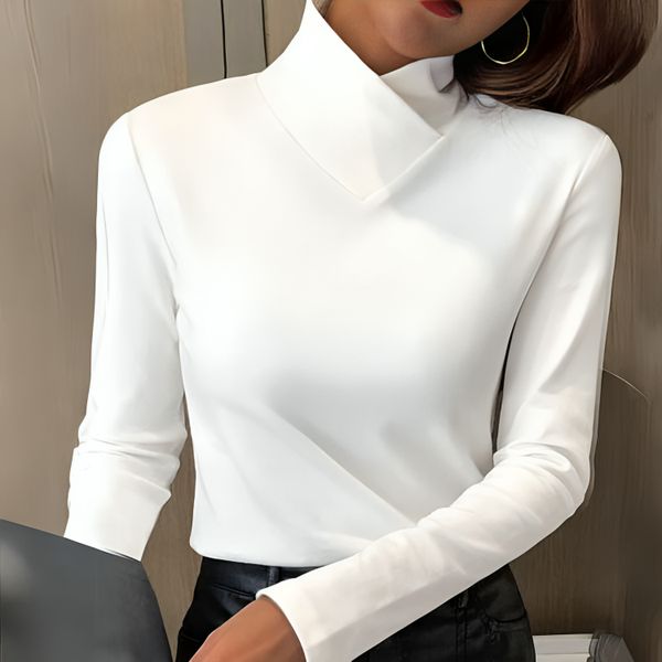 Women’s Turtleneck Sweater – Slim-Fit, Elegant