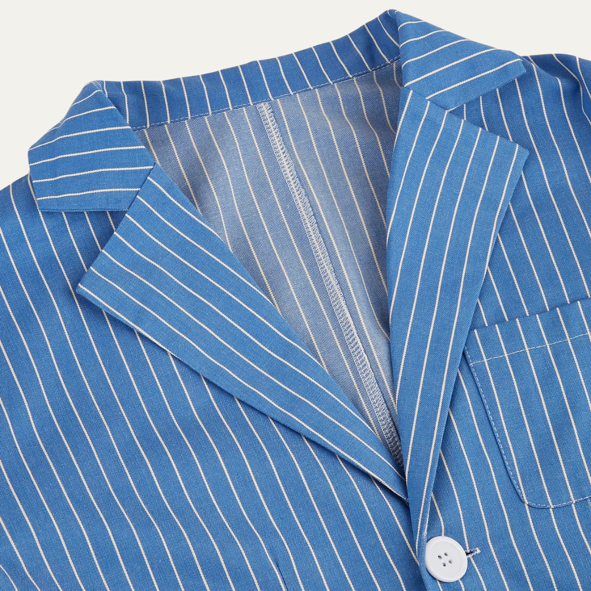 Men’s Breathable Striped Linen Summer Blazer