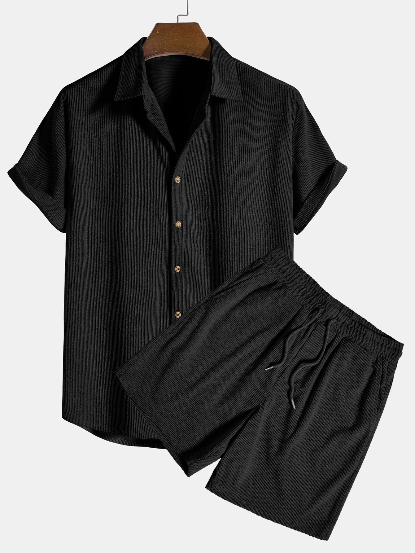 Men’s Lightweight Summer Co-Ord Shorts Set