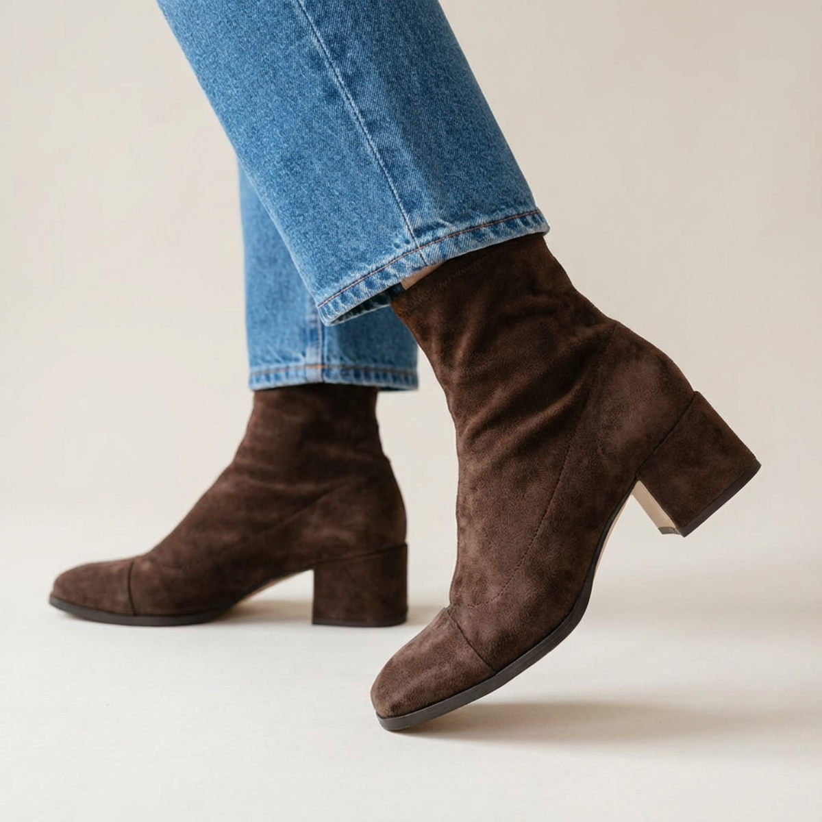 Elegant Women's Orthopedic ankle Boots with Block Heels