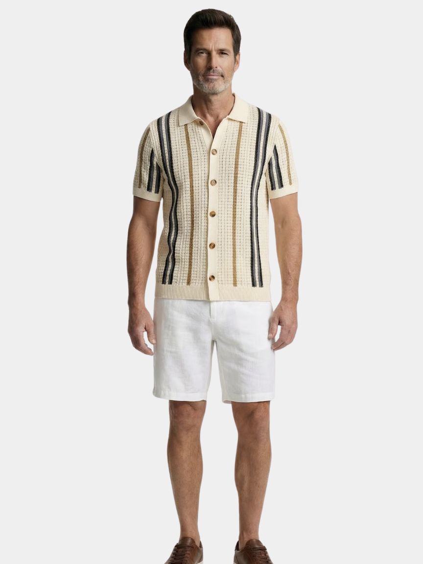 Elegant Sunset Groove Polo for Men