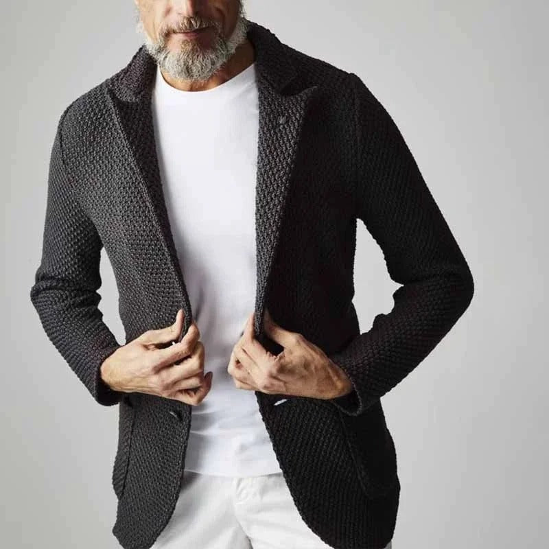 Men’s Tailored Blazer in Cotton and Polyester