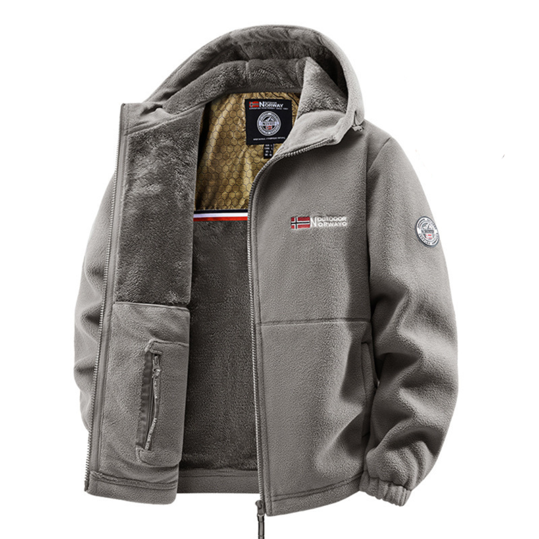Fall Men's Windproof Coat with Thermal Lining | Warm Outerwear
