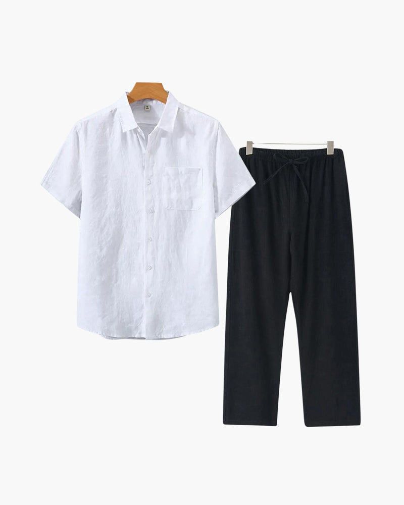 Men’s Old Money Linen Co-Ord Set