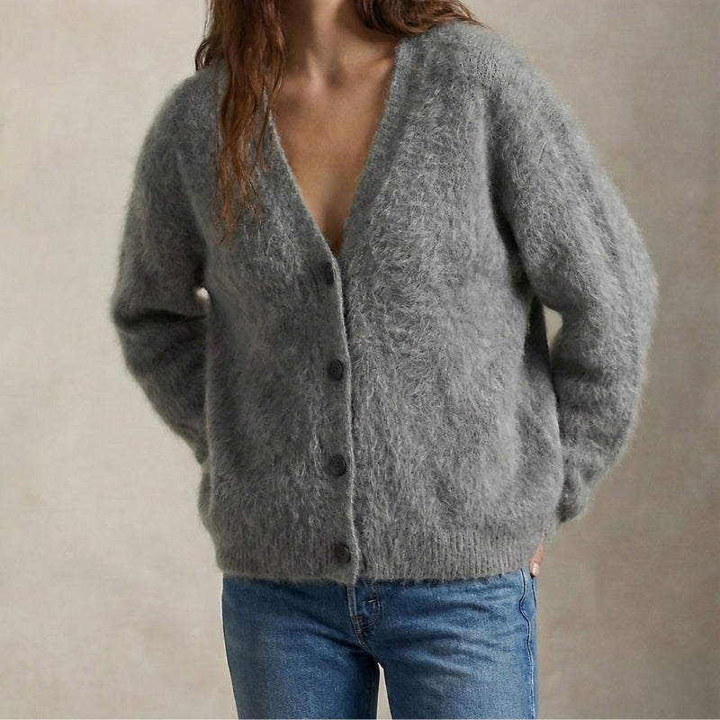Fall Oversized Soft Knit Cardigan | Casual Layering Knitwear
