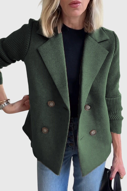 Elegant Double-Breasted Tailored Blazer