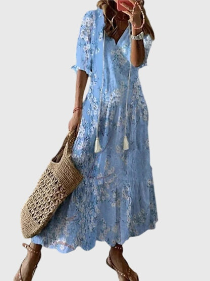 Women’s Boho Vintage Maxi Dress