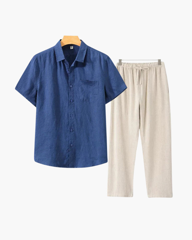 Men’s Old Money Linen Co-Ord Set
