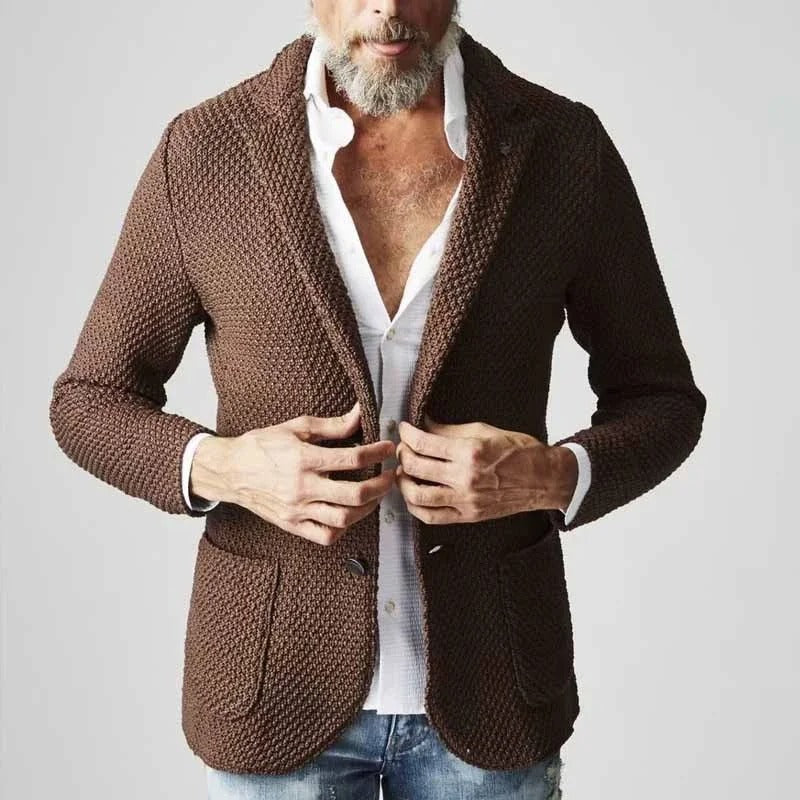 Men’s Tailored Blazer in Cotton and Polyester