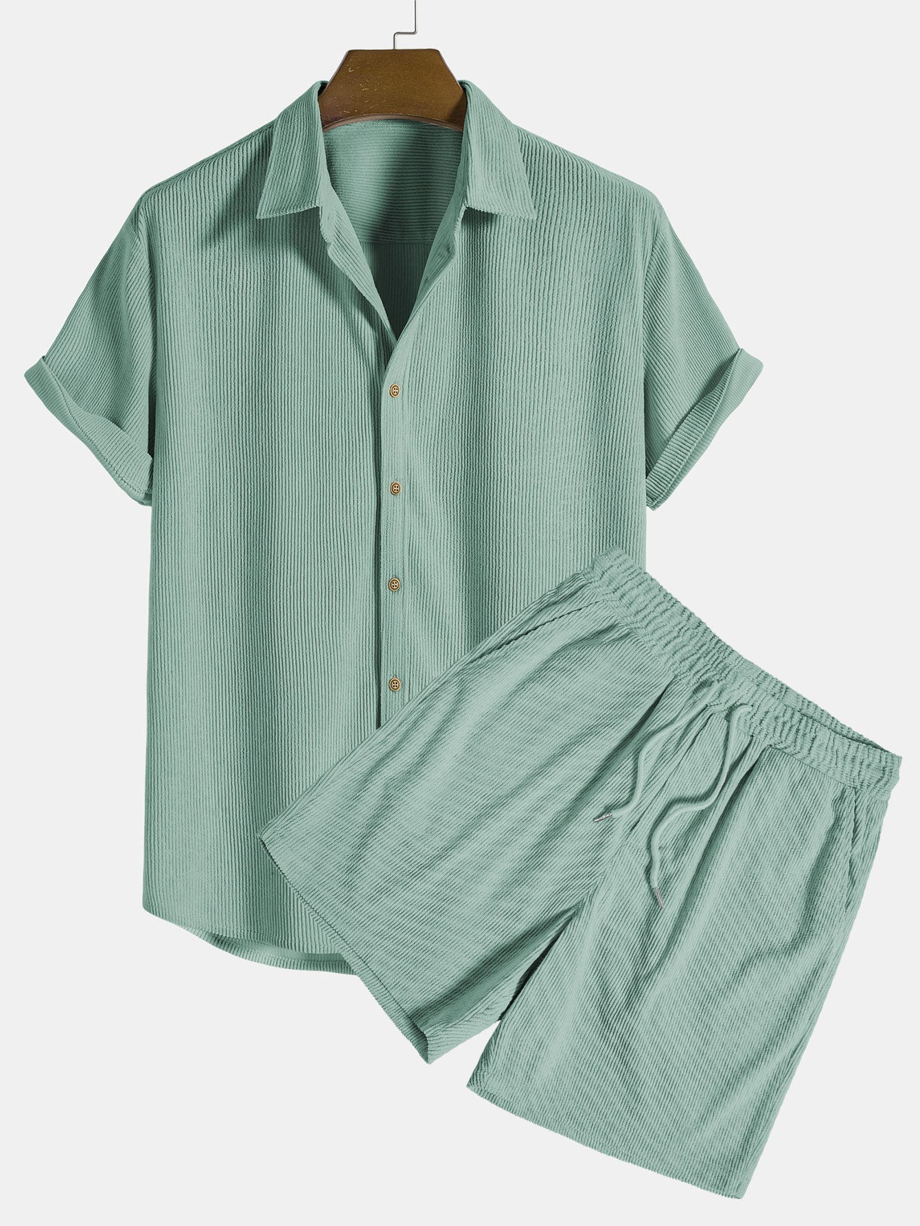 Men’s Lightweight Summer Co-Ord Shorts Set