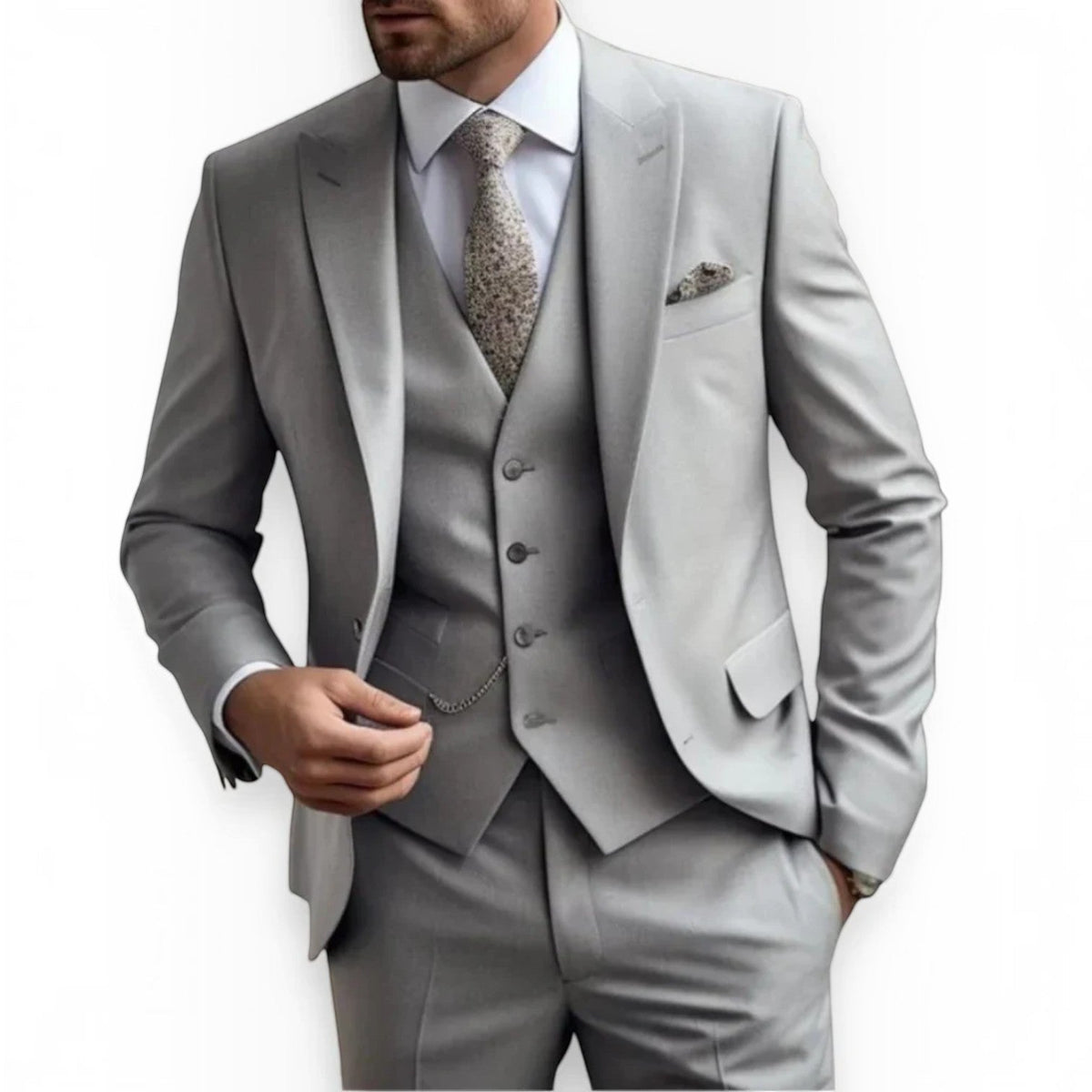 Men's Suit 3-Piece Formal Slim Set