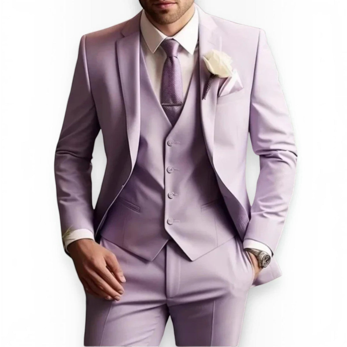 Men's Suit 3-Piece Formal Slim Set
