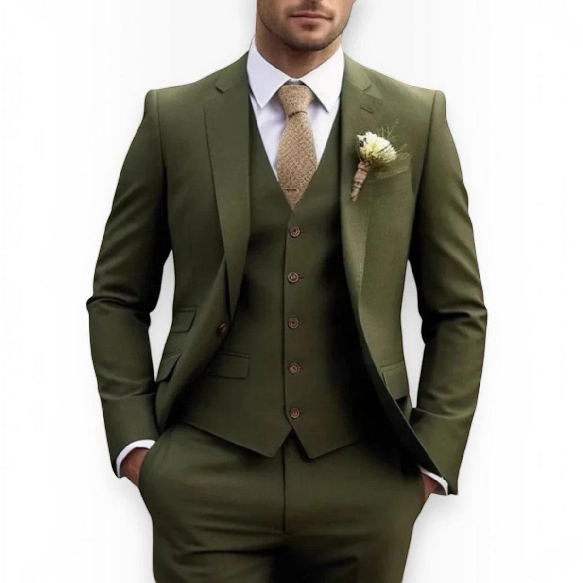 Men's Suit 3-Piece Formal Slim Set