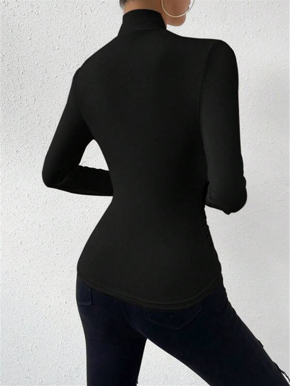 Wrap Long Sleeve Top
