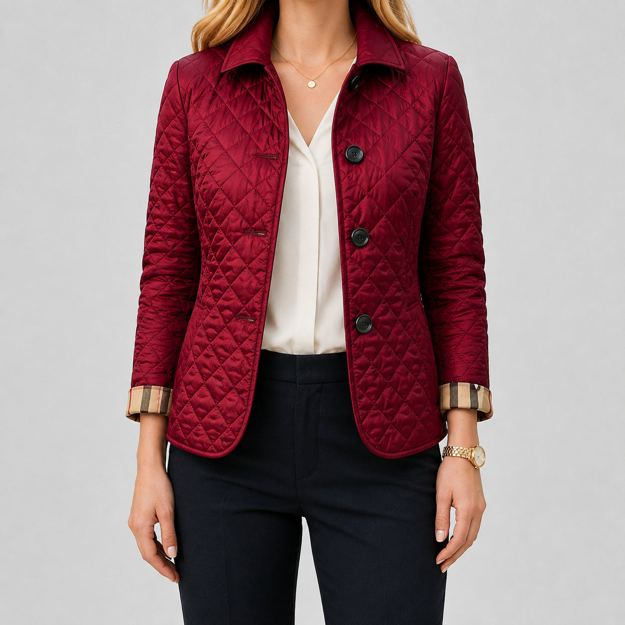 Fall Women's Lightweight Button-Up Jacket | Casual Outerwear