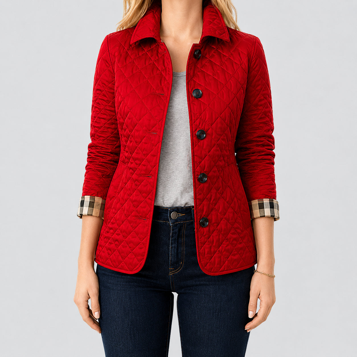 Fall Women's Lightweight Button-Up Jacket | Casual Outerwear