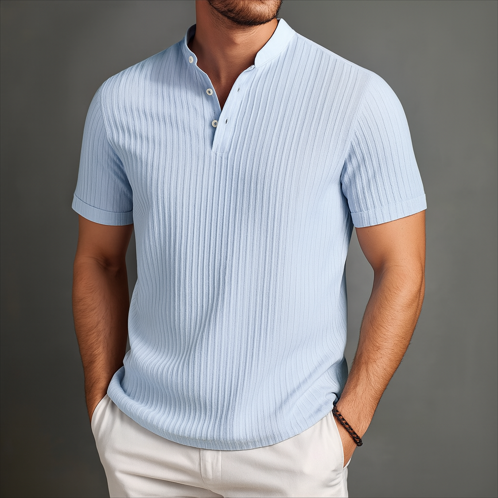 Men’s Linen V-Neck T-Shirt