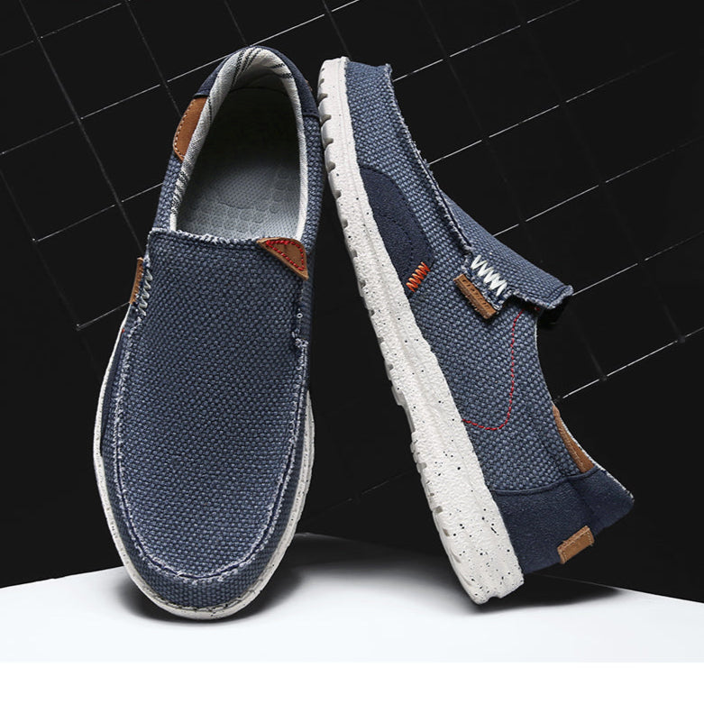 Sneakers in Lightweight Casual Canvas with Padded Lining