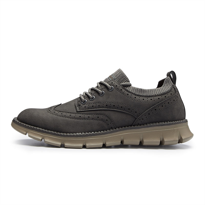 Sneakers in Premium Suede with Orthopaedic Insole and Breathable Lining