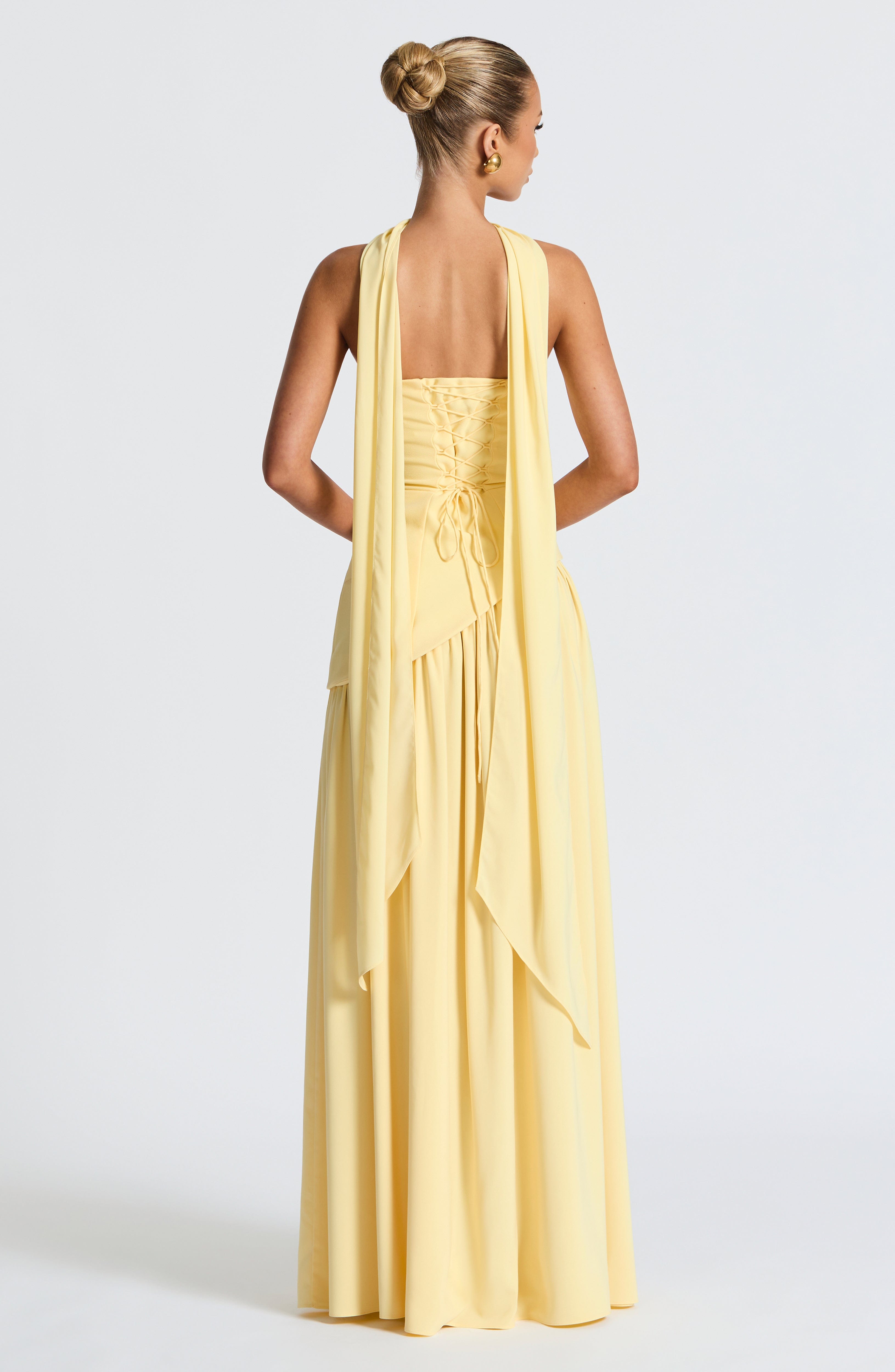 Elegant Women Slit Maxi Dress