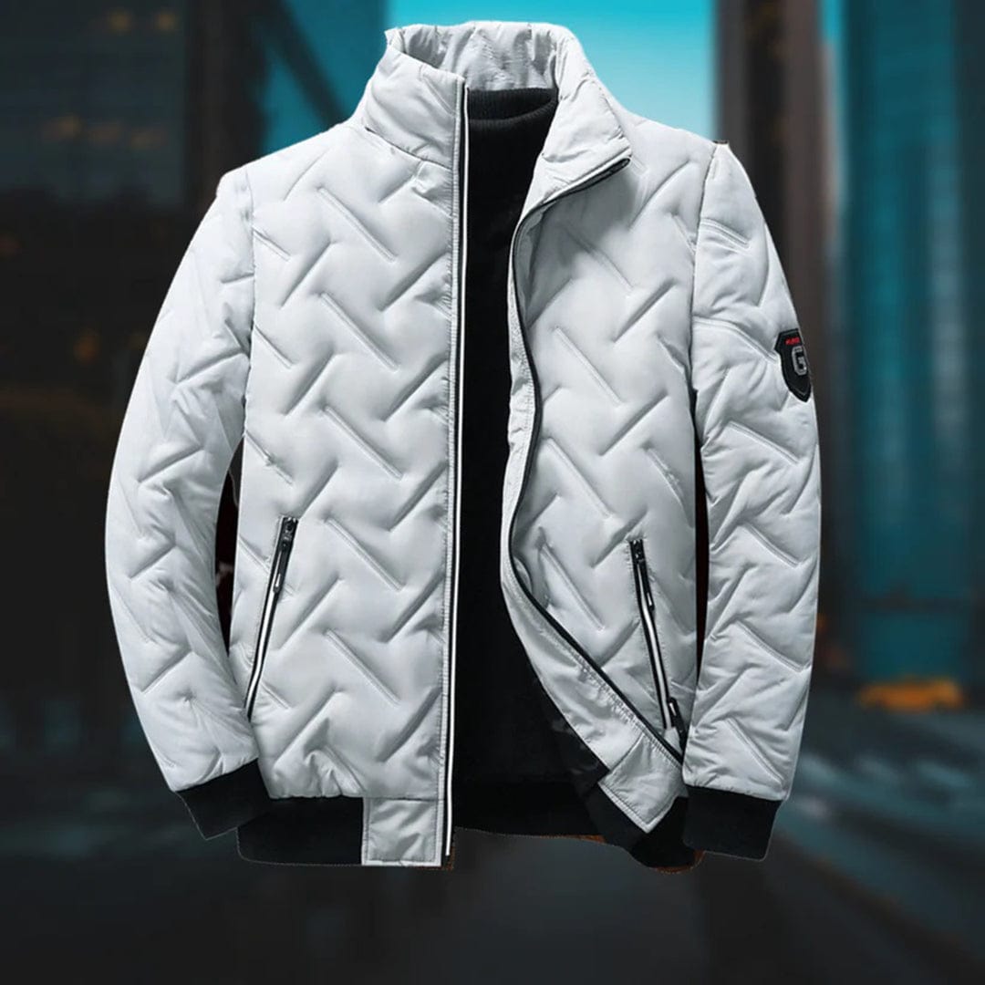 Men’s Puffer Jacket Lightweight Duvet with Zip Fastening