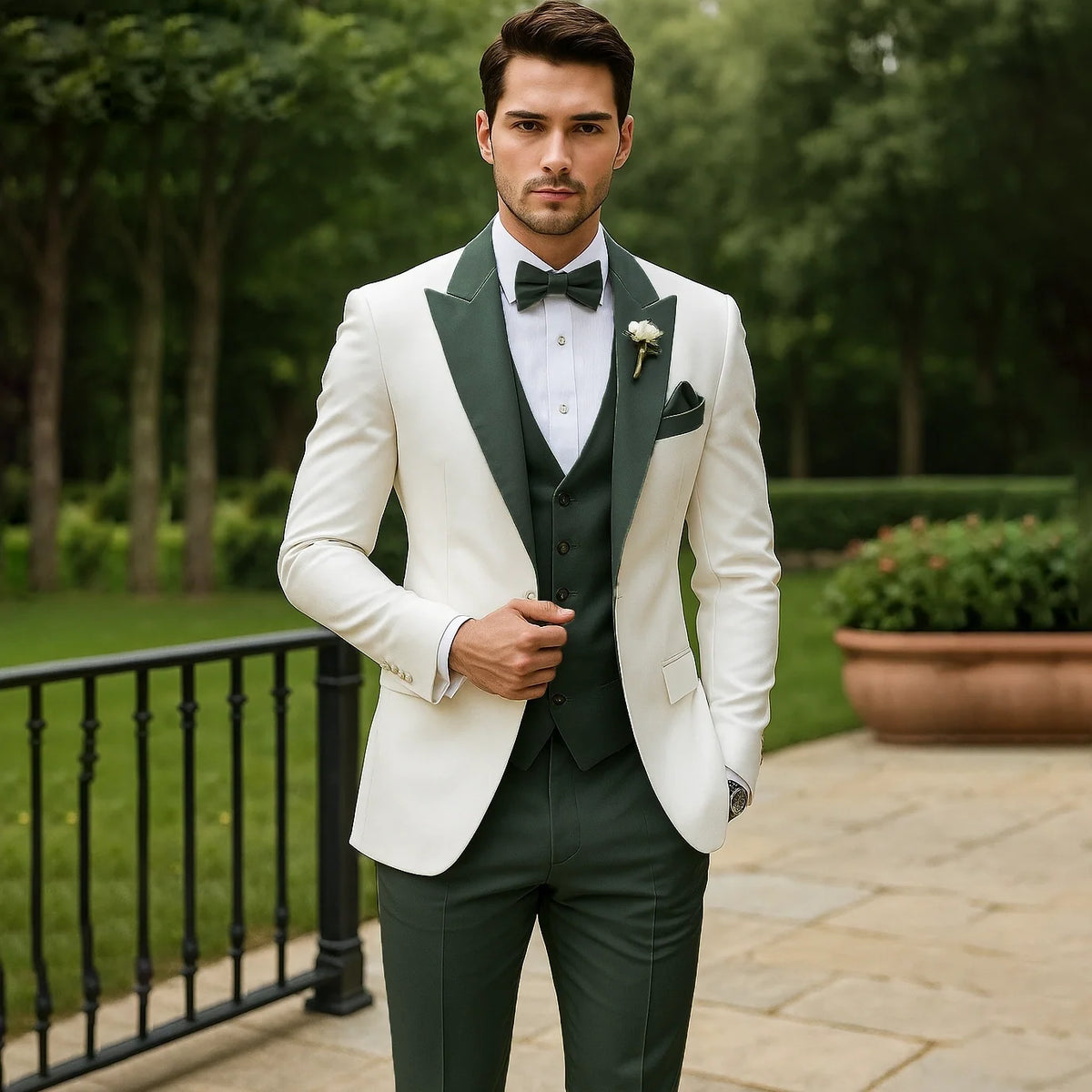 Men's Suit 3-Piece Tailored Groom Set