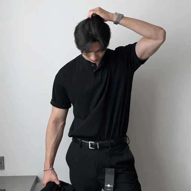 Elegant Slim Fit Cotton Polo Shirt