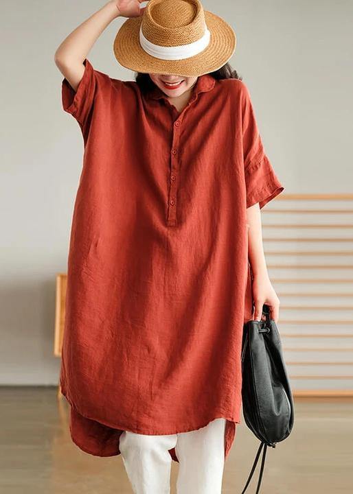 Relaxed Fit Jade Green Linen Maxi Dress