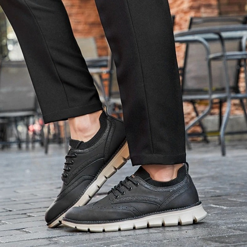 Sneakers in Premium Suede with Orthopaedic Insole and Breathable Lining